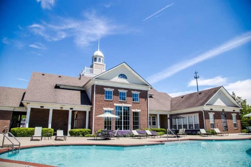 Sparkling pool at The Reserve at Williams Glen Apartments, Zionsville, IN