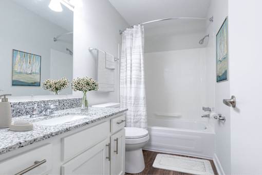 Luxurious Bathroom at Gramercy Apartments, Carmel, 46032