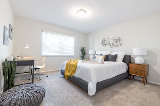 Large Bedroom at Gramercy Apartments, Carmel, IN 46032