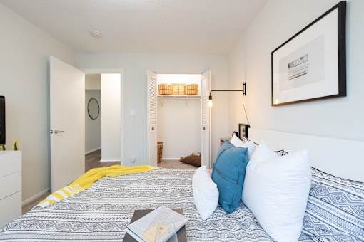 Large Bedroom En-Suite Bathroom at Gramercy Apartments, Carmel Indiana