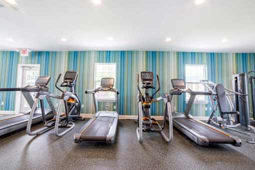 Cardio Studio Equipment at Gramercy Apartments, Indiana, 46032