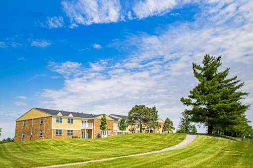 Lush Green Outdoor Spaces at Gramercy Apartments, Carmel Indiana