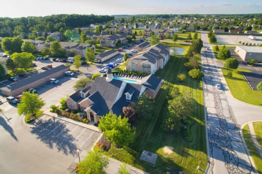 Aerial View Of Property at Steeplechase at Shiloh Crossing, Avon