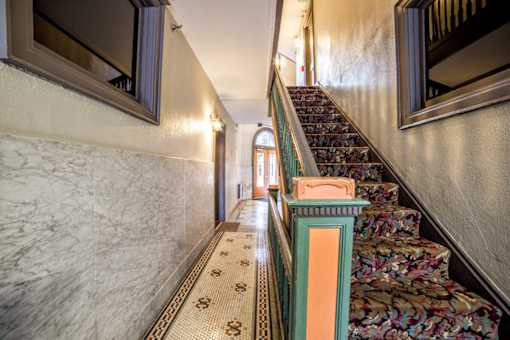 Designer Staircase  at The Plaza at Library Square, Indiana