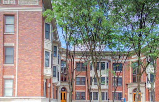Front Exterior at The Plaza at Library Square, Indianapolis