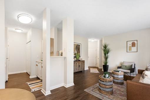 Open Concept Living Room at Steeplechase at Shiloh Crossing