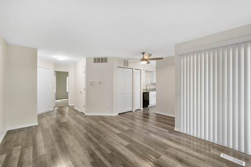 Living room at The Winds at Poplar Creek Apartments , Schaumburg, IL
