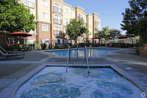 View of spa at CANYON COUNTRY SENIOR, California