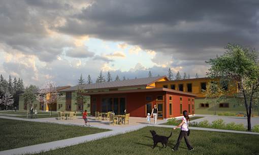 Green Space Walking Trail at Bridge Meadows Beaverton 55+, Beaverton
