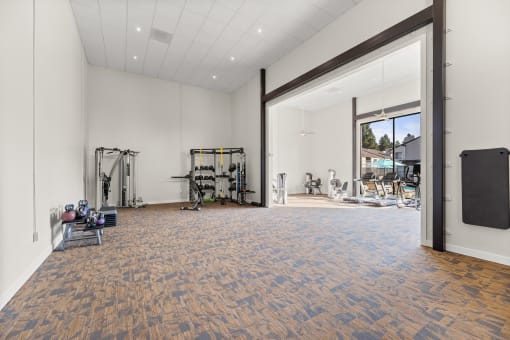 Gym equipment at THE ARLO, Citrus Heights