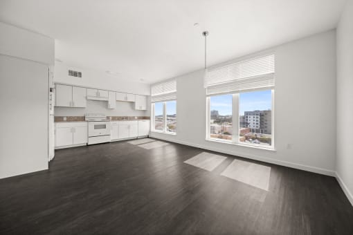 kitchen at Grand and Linden Family Apartments, South San Francisco, California