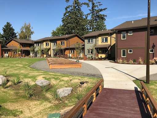 Walkway Path at Bridge Meadows Beaverton 55+, Beaverton, OR 97005