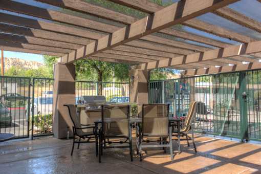 Outside Seating at CASTAIC LAKE SENIOR VILLAGE, Castaic, CA
