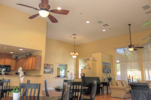 Dining at CASTAIC LAKE SENIOR VILLAGE, Castaic, CA 91384