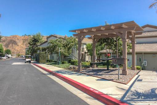 Gazebo View at CASTAIC LAKE SENIOR VILLAGE, Castaic 