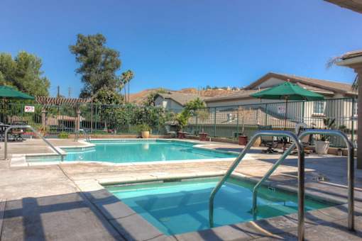 Pool at CASTAIC LAKE SENIOR VILLAGE, Castaic, CA 