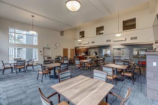 Social Room with seating at VINTAGE AT VANCOUVER, Washington, 98662