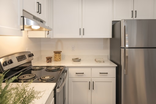 The Arlo Apartments in Citrus Heights kitchen with stainless steel appliances