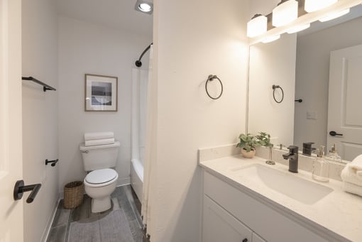 The Arlo Apartments in Citrus Heights bathroom with vanity