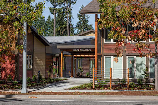 Front Entrance at Bridge Meadows Beaverton 55+, Beaverton
