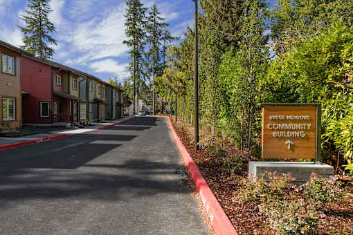 Welcoming Property Signage at Bridge Meadows Beaverton 55+, Beaverton, OR