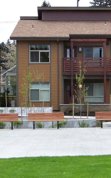 Exterior View at Bridge Meadows North Portland 55+, Portland, OR