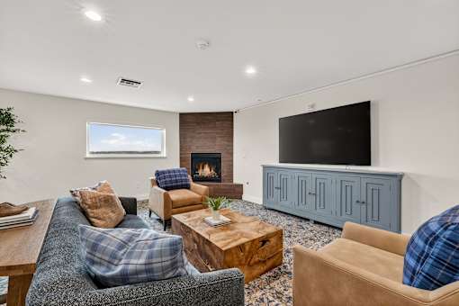 Spacious Living Room at Vintage at Marine View Senior 55+ Apartments, Everett, WA, 98201