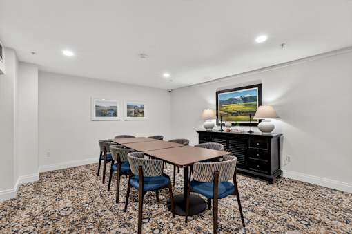 Conference Room at Vintage at Marine View Senior 55+ Apartments, Washington, 98201