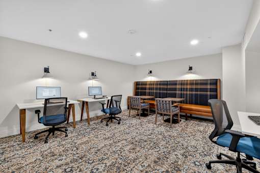 Community Office at Vintage at Marine View Senior 55+ Apartments, Everett