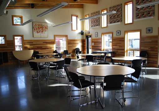 Community Room at Bridge Meadows North Portland 55+, Portland, OR