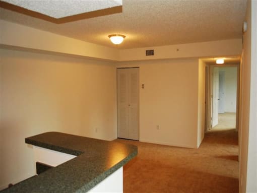 Kitchen and living area at Alhambra Cove, Florida, 33167