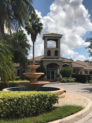 Water feature at entry to office at Eagles Landing, Miami Gardens