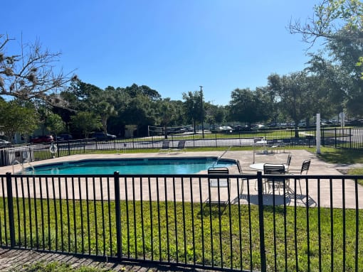 our apartments showcase an unique swimming pool at SUMMERBREEZE & SUMMERSET, ST. AUGUSTINE, FL 32086