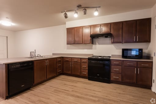 Kitchen at COPPER PLATTE Apartments, GREELEY , Colorado