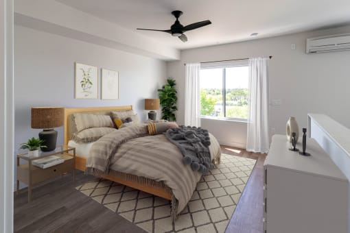 Bedroom at Luella, Sacramento, California