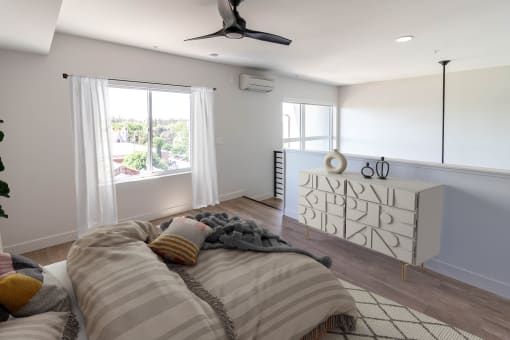 a bedroom with a bed at Luella, Sacramento, CA, 95811