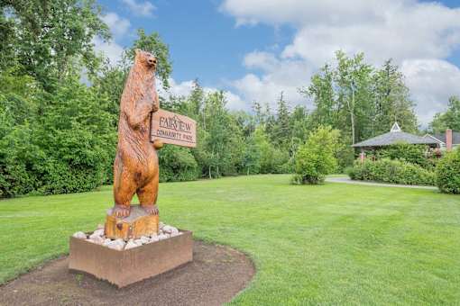 A Statue In A Park at Fairview Village Apartments, Oregon, 97024