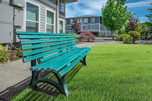 Park Bench at Fairview Village Apartments, Fairview