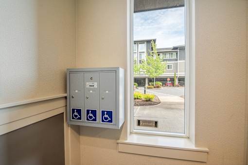 Package Receiving at Fairview Village Apartments, Fairview, Oregon
