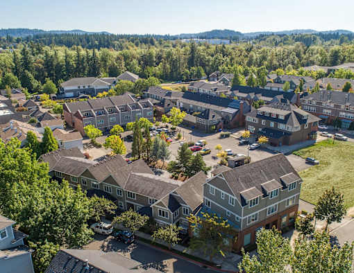Aerial View at Fairview Village Homes, Fairview