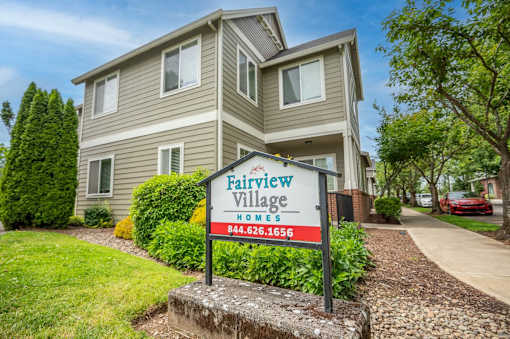 Property Signage at Fairview Village Homes, Fairview, 97024