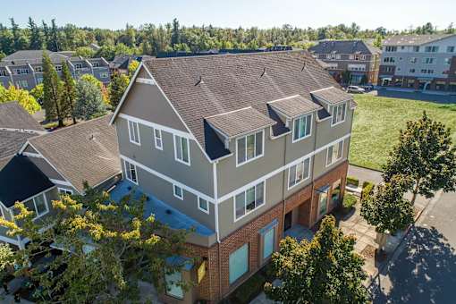 Aerial View at Fairview Village Homes, Oregon