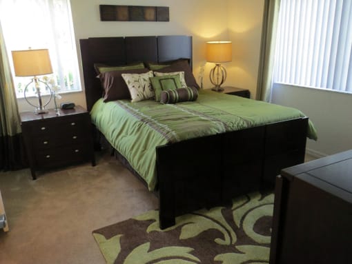 Mission  Pointe apartment home spacious bedroom at Mission Pointe Apartments, Jacksonville, FL