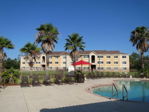 Swimming pool at Carolina Club Apartments, Daytona Beach, FL, 32114