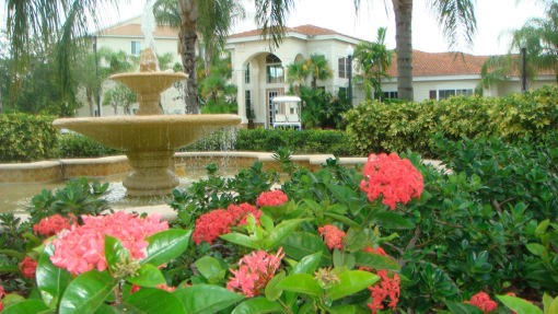 Water feature at Hawk's Landing Apartments, Fort Myers 33907
