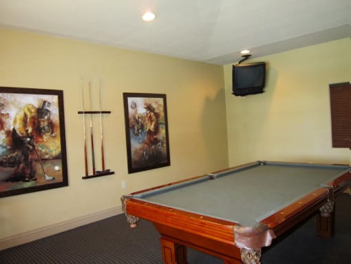 game room will pool table at Indian Trace, West Palm Beach