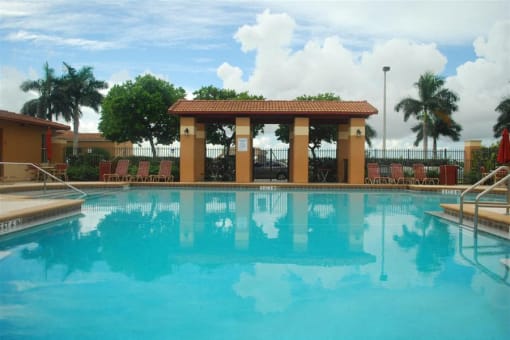Marbrisa apartments resort style pool at Marbrisa Apartments, Miami Gardens