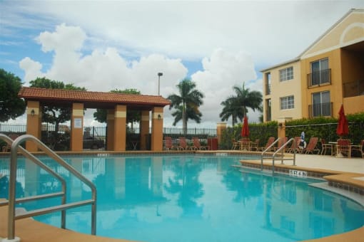 Marbrisa apartments resort style pool at Marbrisa Apartments, Miami Gardens, FL