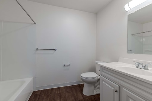 a bathroom with a toilet and a sink and a mirror