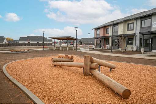 Kids playground at Bridge Meadows Redmond Apartments, Redmond, OR, 97756